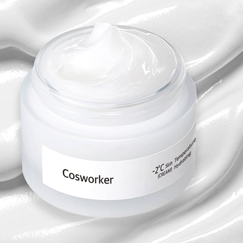 코스워커 수분크림 미백 나이아신아마이드 스쿠알란 알로에 크림 50ml, 1개
